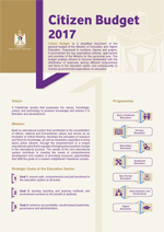 Citizen Budget 2017- Ministry of Education and Higher Education