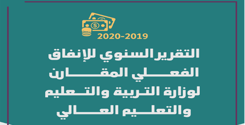 The Comparative Actual Spending Report on the Ministry of Education and Higher Education (MoEHE) for 2019/2020
