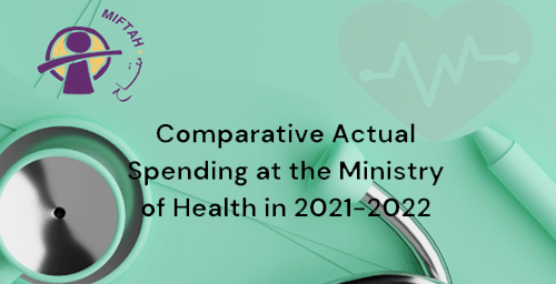 التقرير السنوي للإنفاق الفعلي المقارن 2021/2022 لوزارة الصحة