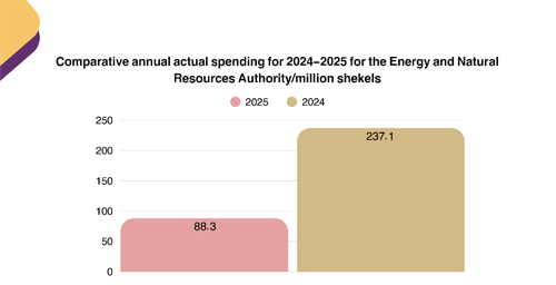 Annual Comparative Report of Actual Spending of the Energy and Natural Resources Authority 2024-2025